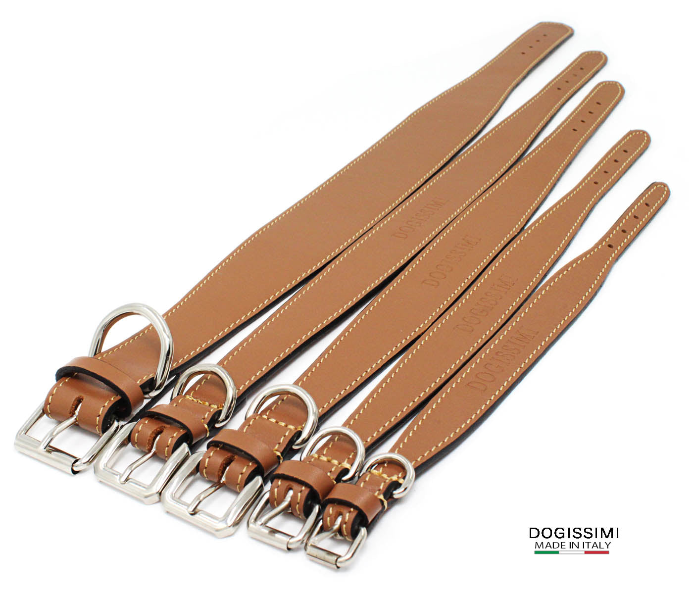 LUXURY COMFORT. Genuine Leather Dog Collar