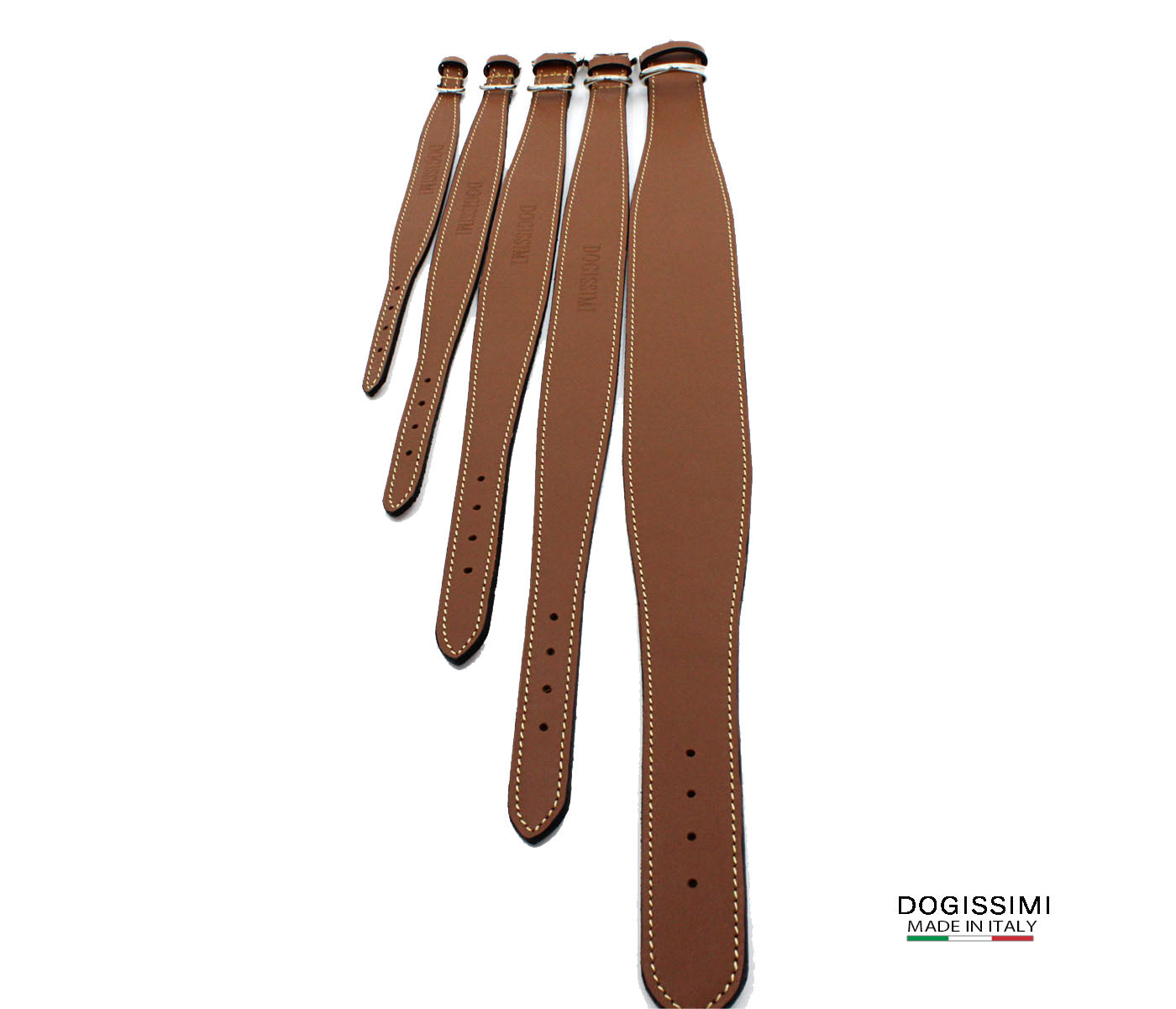 LUXURY COMFORT. Genuine Leather Dog Collar
