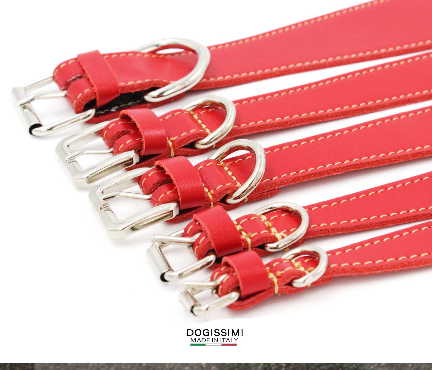LUXURY COMFORT. Genuine Leather Dog Collar