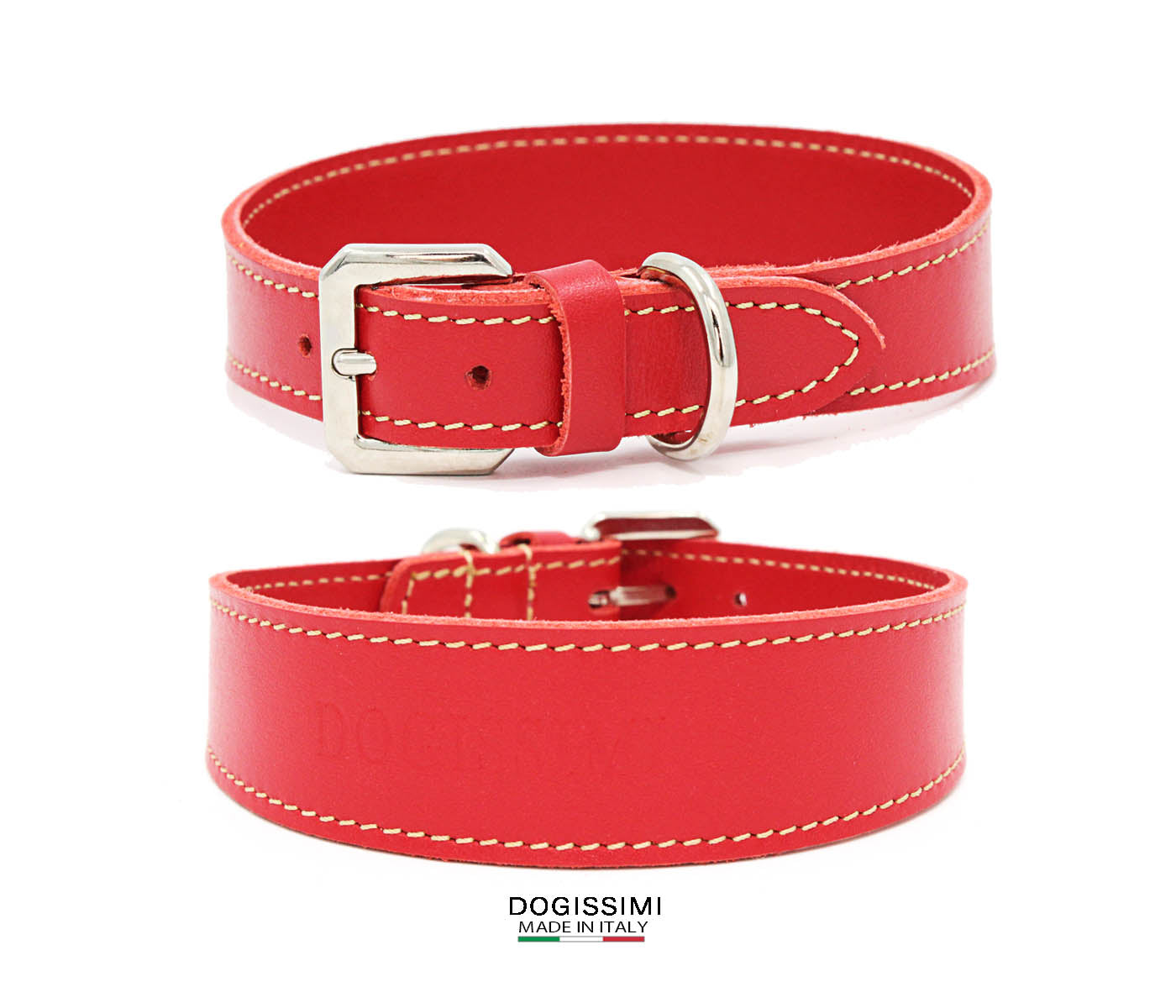 LUXURY COMFORT. Genuine Leather Dog Collar